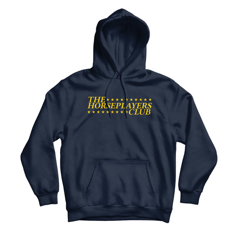 The Horseplayers Club Star Hoodie - Maize on Blue