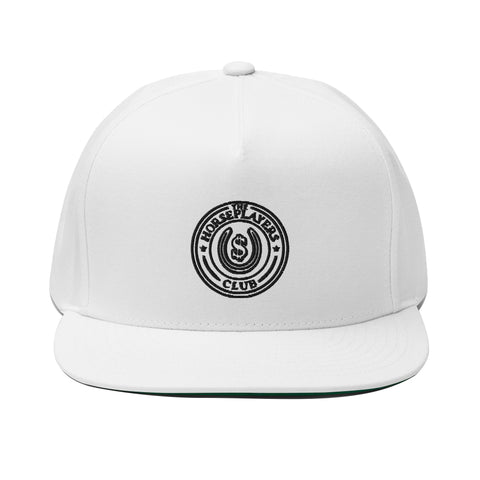 The Horseplayers Club Snapback - White